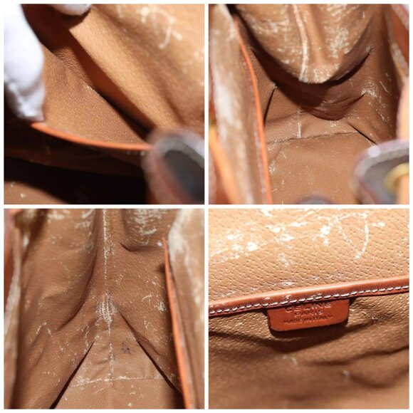 CELINE Macadam Canvas Backpack PVC Brown Auth - Picture 15 of 15